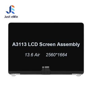 สำหรับ MacBook Air 13.6 นิ้ว 2024 M3 A3113 ชุดจอ LCD เปลี่ยนทดแทน จอแสดงผลแบบเต็มจอ ของแท้ OEM ผ่านการทดสอบ สีเงิน Starlight Space - Product Image 1