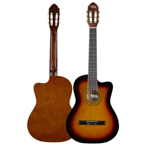 Kit de Guitarra Clásica Sunburst 4/4 con Varilla de Ajuste, Funda, Correa, Capo, Púas y Libro de Métodos |   Midex MGX-100SB - Product Image 2