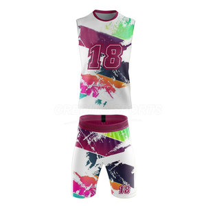 ชุดกีฬาประสิทธิภาพสูง ผ้าแห้งเร็ว ชุดยูนิฟอร์ม 7v7 เนื้อผ้าเรียบลื่น ทันสมัย สำหรับขายส่ง - Product Image 2