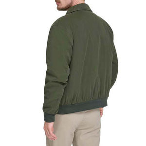 High Street vestes pour hommes du Pakistan vêtements pour hommes vestes Bomber manteau à glissière imperméable Satin Polyester homme veste OEM 2025 - Product Image 3