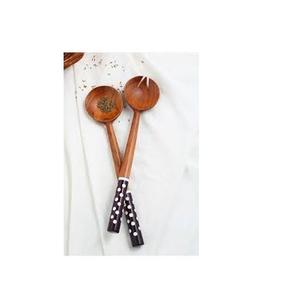 Ensemble de cuillères en bois naturel de qualité supérieure pour la maison, la cuisine, les mariages, les dîners, les cadeaux, les hôtels, les services de restauration - Product Image 1