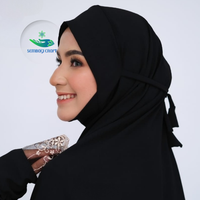 Tenue de prière musulmane de style modeste d'origine indonésienne avec décoration de broderie d'élément de mode simple Prix de gros musulman