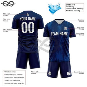 Vente en gros, design personnalisé, maillot pour le football, maillot bola de haute qualité, maillot de football personnalisé, sublimation respirant - Product Image 4