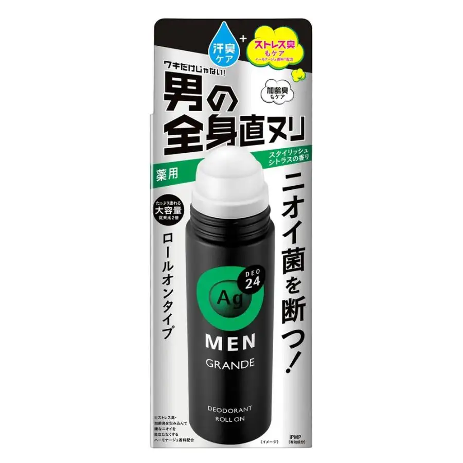 Ag Deo 24 deodorante da uomo Roll-on Grande elegante agrumi