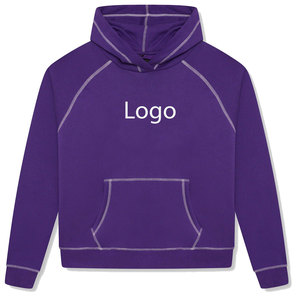 Acheter en gros Frency Terry hommes sweats à capuche pull surdimensionné Style Pure Color Essentials sweat à capuche personnalisé 330GSM basics sweats à capuche - Product Image 3