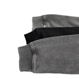 2024 mujeres casual gráfico universitario de gran tamaño cuello redondo mujeres ácido lavado sudaderas arena lavado sudadera - Product Image 5