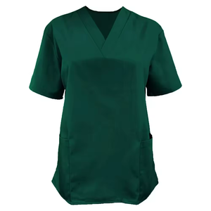 Diseño de logotipo personalizado verano Hospital Scrubs mujeres alta calidad 100% poliéster Spandex Scrub Sets - Product Image 4