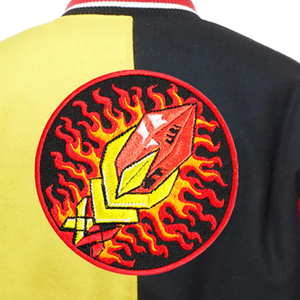 Vestes universitaires pour hommes grande taille, vente en gros, vestes universitaires vierges, logo personnalisé, vestes de baseball unies pour hommes - Product Image 4