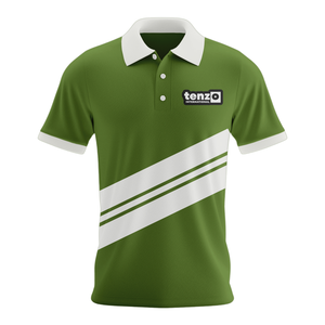Camiseta polo de sublimación de alta calidad, tela de jersey de poliéster y spandex, manga corta, corte atlético, longitud regular, diseño transpirable W - Product Image 5