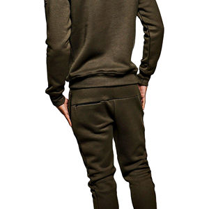 Vêtements de sport personnalisés de haute qualité en coton écologique pour hommes survêtement lavé à l'acide design vieilli imprimé de grande taille - Product Image 2