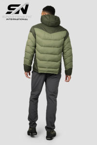 Nouveau manteau long matelassé, chaud, à capuche, streetwear, vêtements d'extérieur, vente en gros, OEM personnalisé, vêtements d'hiver pour hommes - Product Image 6