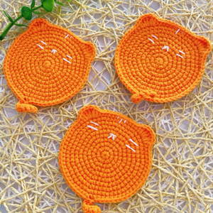 Posavasos de Flores de Rosa de Ganchillo de Lana Hechos a Mano, Manta de Diseño Clásico Reutilizable, Regalo para el Día de la Madre de Vietnam - Product Image 5