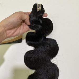 Tissage en lot de cheveux humains, couleur naturelle, vierge, cheveux humains indiens, Body Wave, ensemble de fermeture, vente en gros - Product Image 2