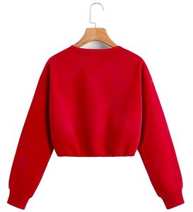 เสื้อสเวตเตอร์ผู้หญิงผ้าคอตตอนนิ่มกันรอยยับสำหรับฤดูหนาวระบายอากาศได้ดีซักไหล่แบบลำลอง - Product Image 4