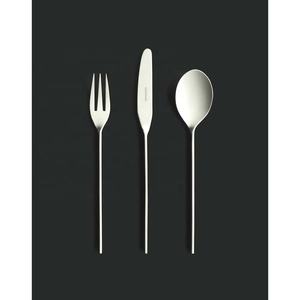 Juego de cubiertos de acero inoxidable de alta calidad, con mango blanco único, diseño de aspecto real, para restaurante, boda y hogar, nuevo - Product Image 3