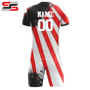 Camiseta de fútbol de gran tamaño con impresión por sublimación personalizada, camiseta de fútbol bordada, camiseta personalizable con todas las impresiones - Product Image 2