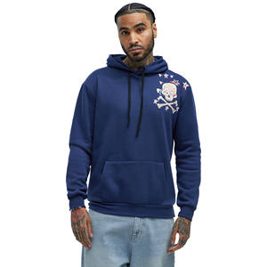 Nouveau design 100% coton personnalisé, sweat-shirt à capuche pour homme surdimensionné, lourd, gaufré, vente chaude d'hiver, coupe classique, ODM - Product Image 2
