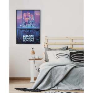 KPop Demon Hunters <b>Poster</b> Featuring Rumi Mira & Zoey Made of Durable Paper for Wall Decor - Product Image 1