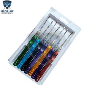 Juego de Cuchillos PDL de Nuevo Estilo |   Instrumentos Duraderos de Acero Inoxidable para Ligamentos Periodontales |   Kit de Extracción Dental y Cirugía Oral - Product Image 3