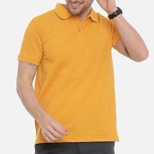 Vente en gros de chemises pour hommes en coton 100% tricoté, logo personnalisé, séchage rapide, respirantes, manches courtes, motif uni, service OEM - Product Image 2