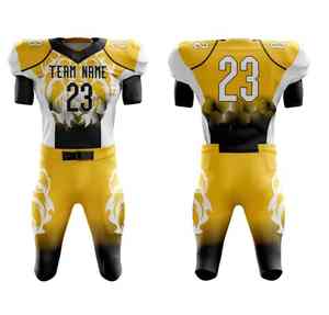 Uniforme de Fútbol Americano de Alta Gama, Diseños Sublimados Personalizados, Precio Económico al por Mayor - Product Image 3