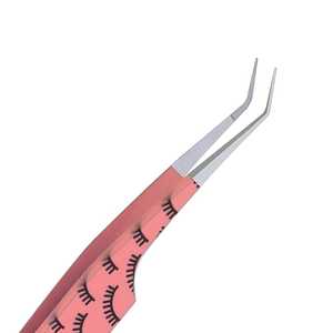 แหนบต่อขนตาสแตนเลสแบบยั่งยืนโลโก้ออกแบบได้ตามต้องการเคลือบกระดาษโค้ง/รัสเซียวอลลุ่ม/45องศา - Product Image 6