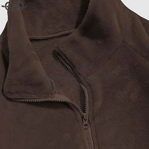 OEM Custom Wholesale Drop Shoulder Oversized <b>1</b>/<b>4</b> Quarter <b>Jumper</b> Sherpa Fleece Half <b>Zip</b> Sweatshirt <b>Men</b> Cozy Stylish - Product Image 4