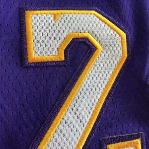 Maillot de basket-ball personnalisable unisexe de haute qualité en polyester/coton, respirant, grande taille - Product Image 4