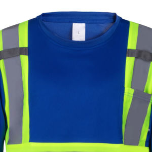 Customizable Logo Hi Vis <b>Safety</b> Shirt Breathable and Waterproof with Quick Dry Feature Wholesale <b>Reflective</b> <b>Safety</b> <b>Clothing</b> - Product Image 2