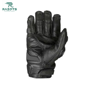 Best Quality Custom Full <b>Finger</b> Genuine Leather Winter Motorbike Gloves Non-Slip Waterproof Lightweight - Product Image 4