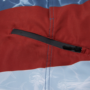 Short en polyester 100% à séchage rapide imprimé UPF 50 pour hommes personnalisés pour les vêtements de pêche d'été respirants pour la plage ou la pêche - Product Image 5