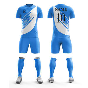Uniformes de Fútbol Sublimados de Último Modelo con Logotipo Personalizado, Uniformes Deportivos Sublimados Completos para Hombre, MOQ Bajo, Antibacterianos - Product Image 1