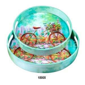 Gran oferta, bandeja de café de forma Rectangular negra mate de la mejor calidad con asa para el hogar, cocina, Hotel y restaurante - Product Image 1