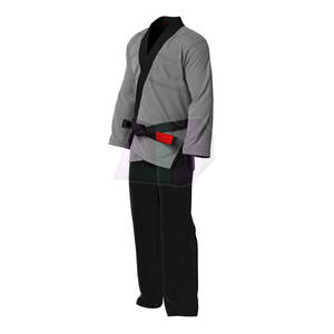 Heavy Duty BJJ Uniform Sets Front Logo Durable Breathable Polyester/Cotton Training Suit <b>for</b> Hard Training Sessions - Product Image 3