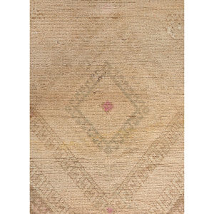 Tapis en laine noués à la main Nuray, motif géométrique rose et violet, pour la décoration de la maison, du salon et l'utilisation en voiture - Pae-6416(Fr) - Product Image 3