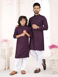 Exquisito algodón Kurta para hombre, bordado a máquina pesado, ajuste Regular, secuencias sutiles, complemento de lujo, Colección Kurta de fiesta India - Product Image 3