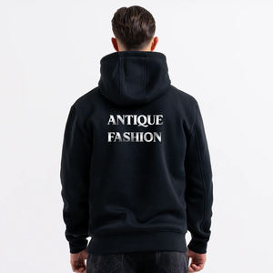 Sweat à capuche tendance et chaud, 430 g/m², 100 % coton lavé, broderie de rue, sweat à capuche surdimensionné pour homme - Product Image 5