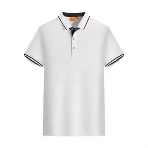 Camiseta Polo de uniforme de personal de restaurante de algodón de alta calidad, logotipo personalizado bordado, ropa de trabajo personalizada, estampado de trabajadores, Fitness - Product Image 6