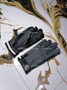 Guantes de Paracaidismo de Cuero Premium con Cierre de Gancho y Bucle, Diseño Profesional para Salto Recreativo, Dedos Completos, Máximo Control, Unisex - Product Image 3