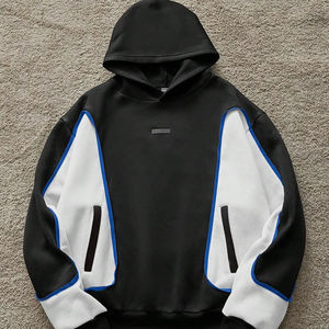 Hombres más tamaño Sudadera con capucha jersey de lana suave mezcla de algodón sudadera cómoda ropa casual para gimnasio yoga o salón traje - Product Image 1