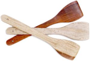 Juego de utensilios de madera de teca Natural clásica para manualidades HF, cucharas de cocina para bodas, espátulas ligeras y duraderas, capacidad de 10ml para - Product Image 4