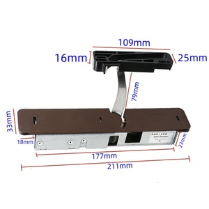 Concealed Pneumatic Invisible Overhead Transom Door Closer With Buffer Hydraulic Adjustable Simple <strong>Spring</strong> <strong>for</strong> <strong>Gate</strong> Wooden Door - Product Image 6