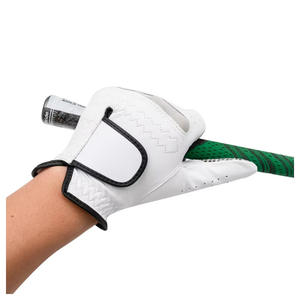 ถุงมือกอล์ฟระดับพรีเมี่ยมสำหรับผู้ชายและผู้หญิงอุปกรณ์กอล์ฟหนังคาบเร็ตระบายอากาศได้ดีโลโก้ที่กำหนดเอง - Product Image 6