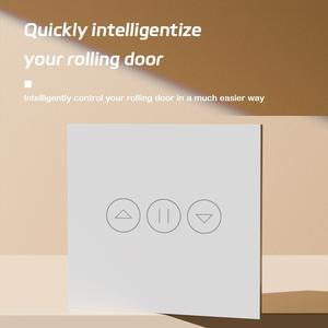 Interrupteur de porte de garage intelligent WiFi standard UE, panneau en verre trempé, Smart Life pour application, design moderne de luxe, garantie de 2 ans - Product Image 4