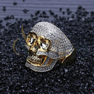 Anillos de Plata de Ley 925 con Diamantes Cultivados en Laboratorio, Diseño Personalizado, Joyería Fina para Hombre, Estilo Hip Hop - Product Image 1