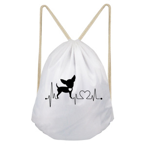 กระเป๋าช้อปปิ้งผ้าฝ้ายแบบหูรูดพิมพ์โลโก้ตามสั่งลายทางจากเวียดนาม - Product Image 3