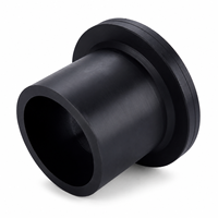 Adaptor Pipa HDPE PE100 Flange Stub End Butt Fusion SDR11 PN16 Fitting HDPE Buttfusion Fitting PE untuk Saluran Air 200mm