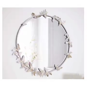 Metal Wall <b>Mirror</b> Frame Modern Wall <b>Mirror</b> from India Handmade Metal <b>Mirror</b> <b>for</b> Living Room and <b>Bedroom</b> - Product Image 4