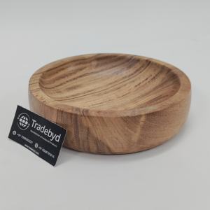 Wooden <b>Candle</b> Bowl in Round <b>Shape</b> in Mango Wood for Home Hotel and Restaurant Decoration by tradebyd - Product Image 2
