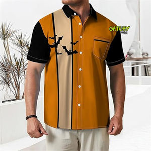 Camisas de Playa de Manga Corta con Estampado Floral Tropical, Camisas Casuales de Verano para Hombre, Proveedor y Exportador de Camisas Aloha - Product Image 3